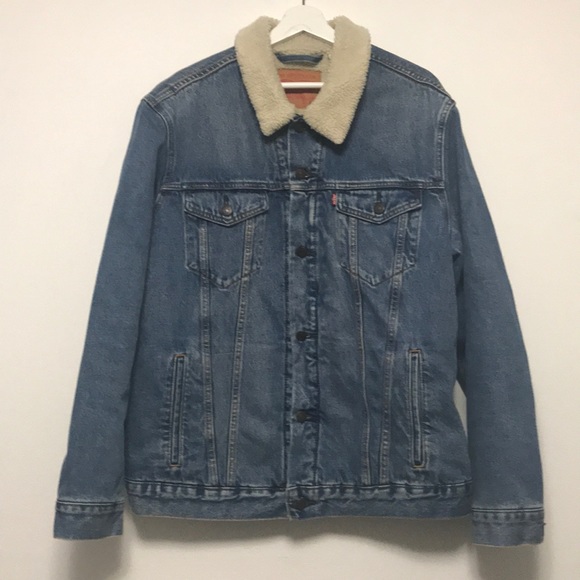 levi's youngstown sherpa trucker jacket